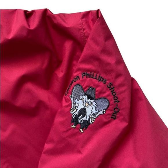 FootJoy Dryjoys Red FJ Pullover Windbreaker Men’s Size L - Picture 3 of 6